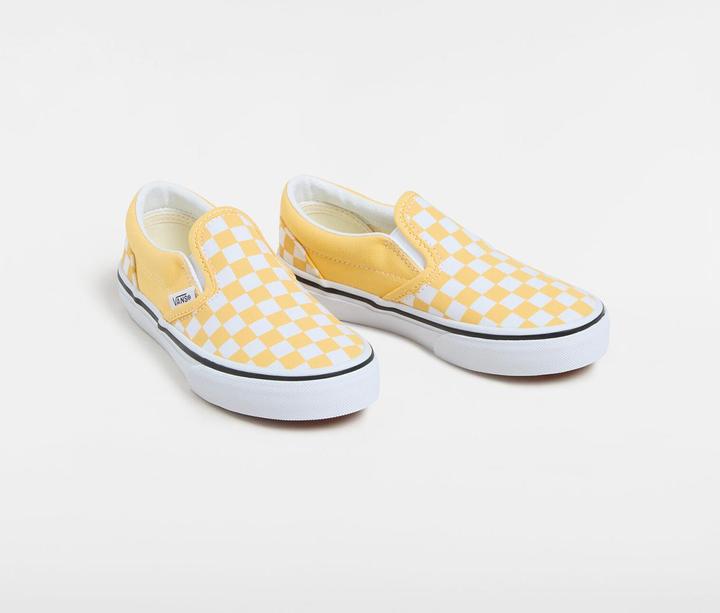 Vans Classic Slip-On COLOR THEORY CHECKERBOARD BANANA CREAM (28)
