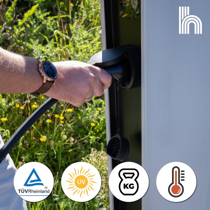 Actual product image Helos E-car charging cable (Type 2, 11 kW, 16 A, 5 m)