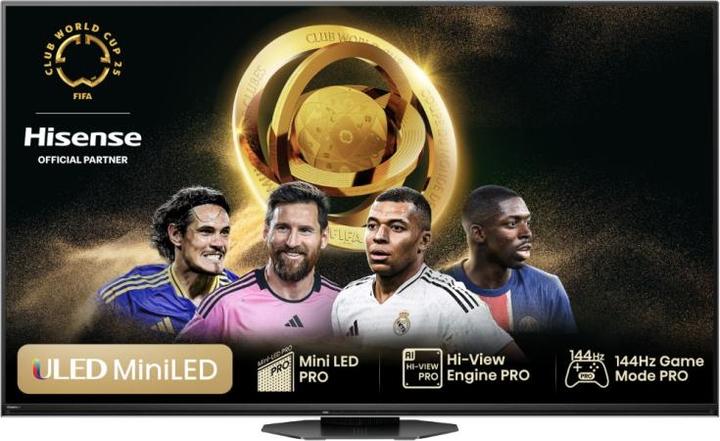 Image du produit Hisense TV 75U8NQ (75", U8NQ, Mini-LED, DHU, 2024)