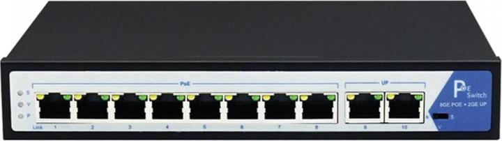 Value Interruttore PoE+ Gigabit Ethernet, 8+2 porte (9 Porti)