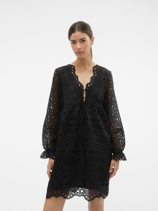 Produktbild Vero Moda Vmkejsa L/S Tie Short Dress Wvn Exp Kleid (S)
