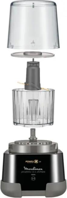 Produktbild Moulinex DP8108 zwarte elektrische hakmolen 0,55L | voedsel versnijder (1000 W)