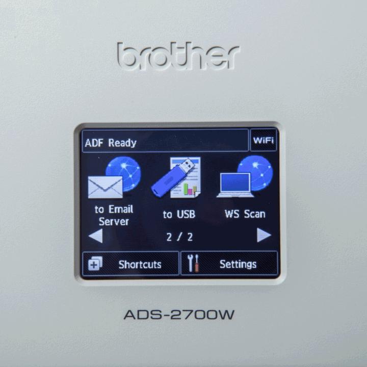 Immagine prodotto Brother Ads-2700w (WiFi, LAN, USB)