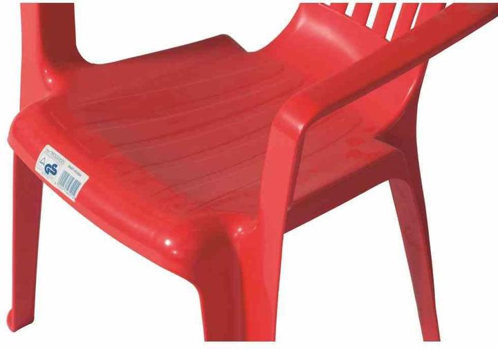 Produktbild ProGarden Stapelsessel Sedia Baby 38x38x52 cm aus Kunststoff in rot (Kindersessel)