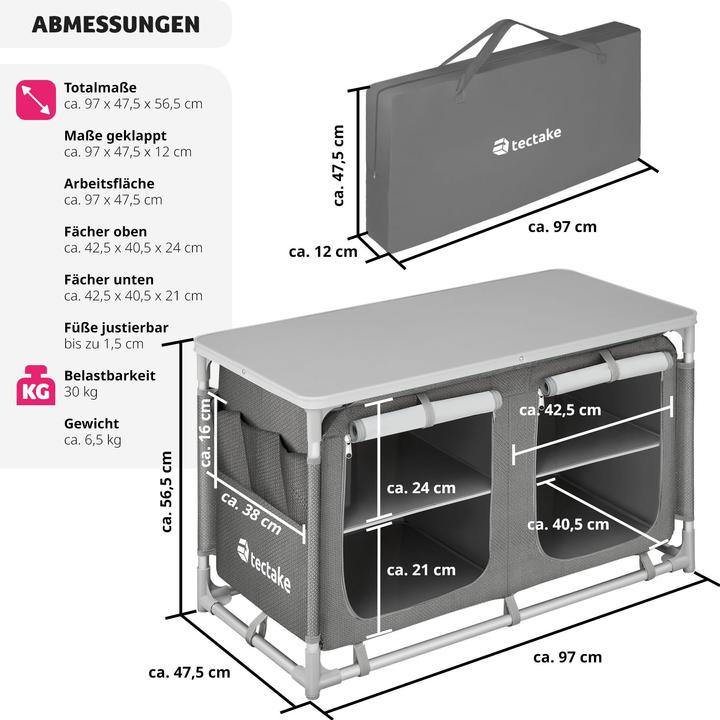 Image du produit tectake Cuisine de camping