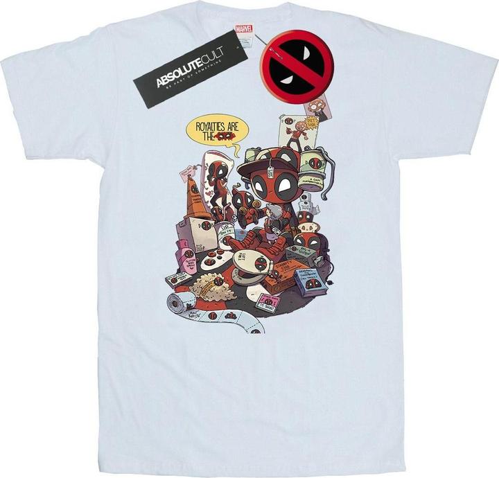 Actual product image Mens Deadpool Merchandise Royalties T-Shirt (XXL)