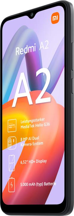 Actual product image Xiaomi Redmi A2 (32 GB, Black, 6.52", Dual SIM, 8 Mpx, 4G)