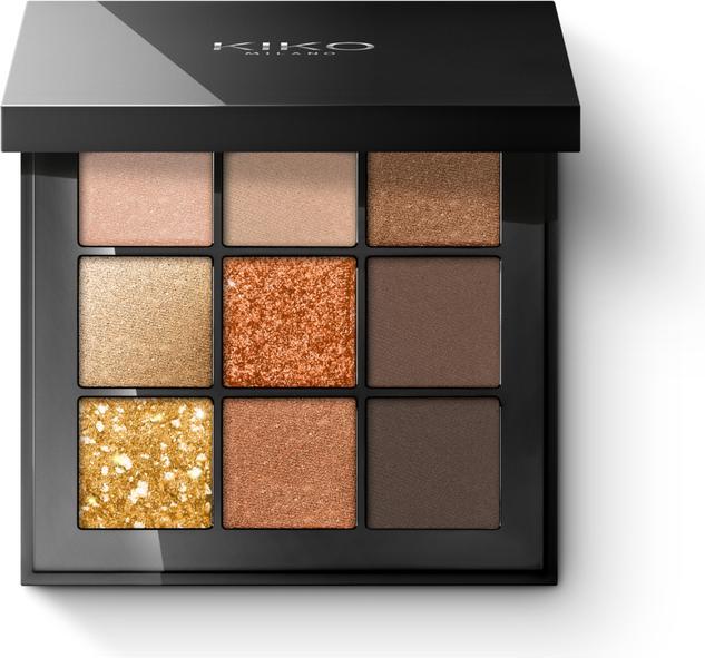 Image du produit KIKO Milano Nuova Palette Di Ombretti Glamour Multi Finish 01 (01 Earth Tones)