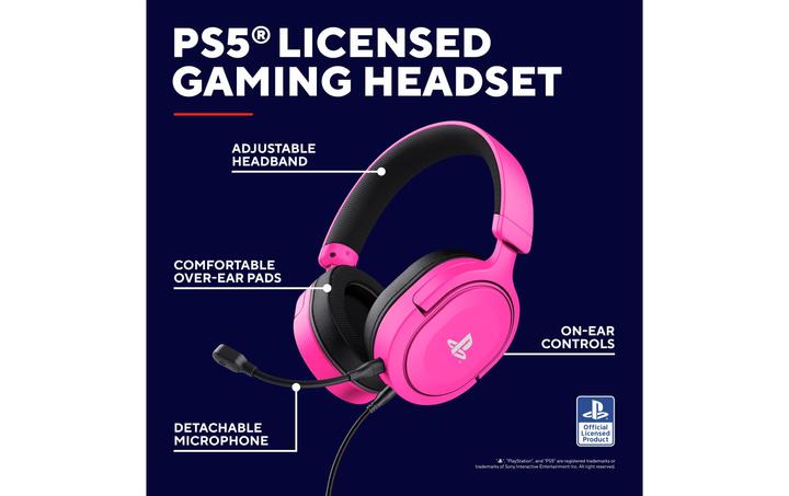 Immagine prodotto Trust GXT498P FORTA CUFFIE PS5 ROSA (Cablato)