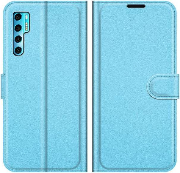 Produktbild MU Classic Litchi Leder Bookcover Series (TCL 20 Pro 5G)
