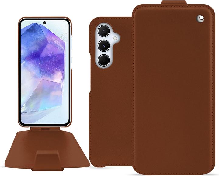 Productafbeelding Noreve Verticale jas van kalfsleer (Samsung Galaxy A55)