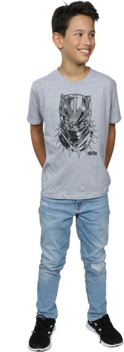 Immagine prodotto Maglietta Black Panther Spray Headshot Ragazzi (152, 158)