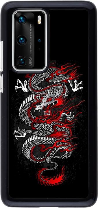 Immagine prodotto PhoneLook Coque Japanese style Dragon Tattoo Rosso Nero (Huawei P40 Pro)