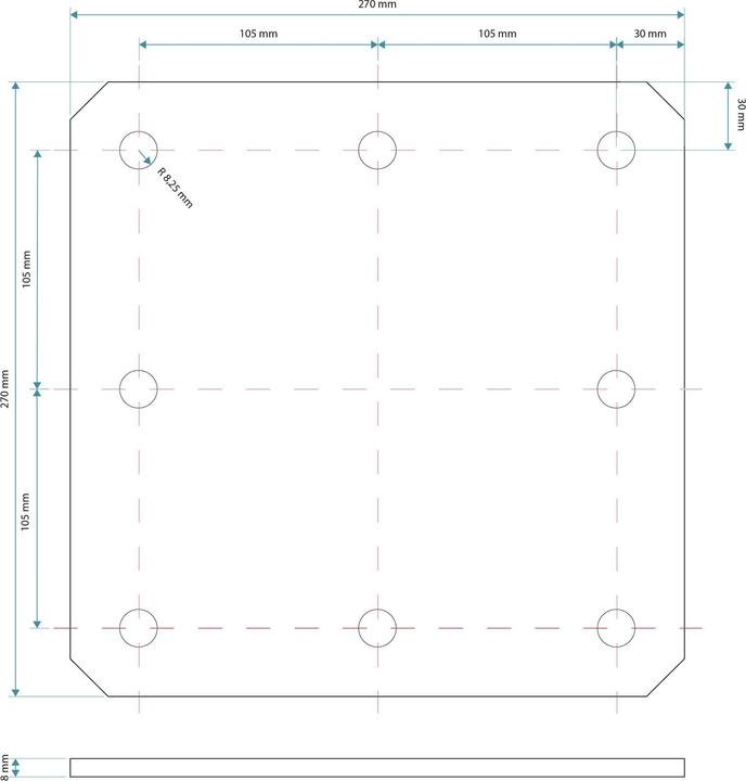Actual product image Wiltec Pickup crane Loading crane 0-1861mm 500kg 360° slewing ring Workshop floor mounting