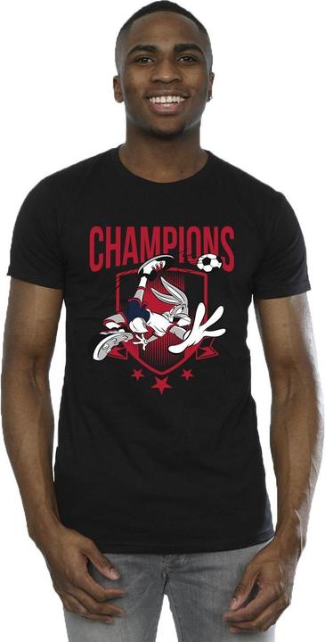 Actual product image Looney Tunes Mens Bugs Bunny Champions T-Shirt (XXL)