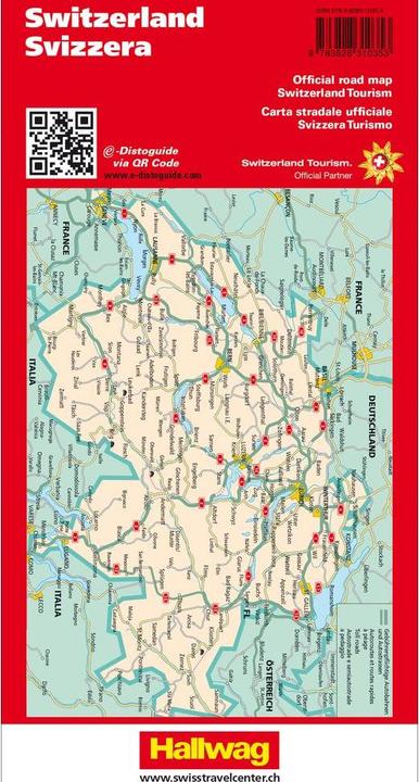 Immagine prodotto Carta stradale 382831035 Svizzera 2021 1:303'000