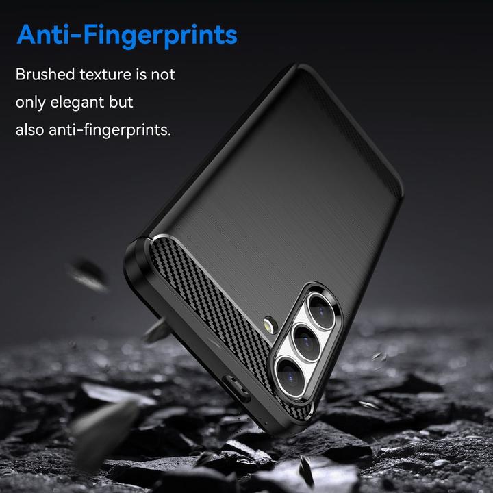Produktbild Amazon Hülle für Samsung Galaxy S24 5G Schutz Handy Case Cover Carbon Etuis Bumper Neu (Samsung Galaxy S24+)