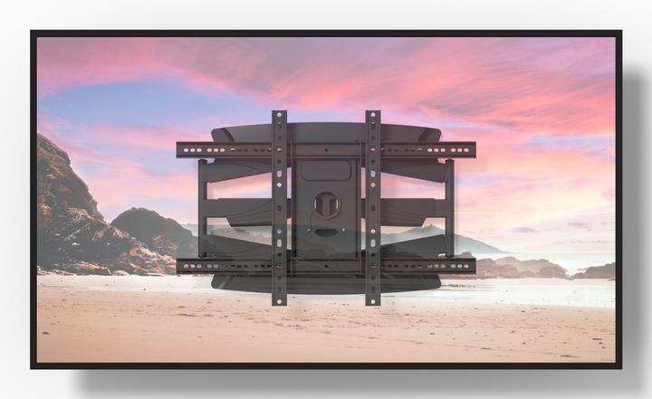 Image du produit Cavus WME105 TV Muurbeugel - Full motion tv ophangbeugel geschikt voor televisies v.a 37 Inch tot 45 kg (Mur, 70", 45 kg)