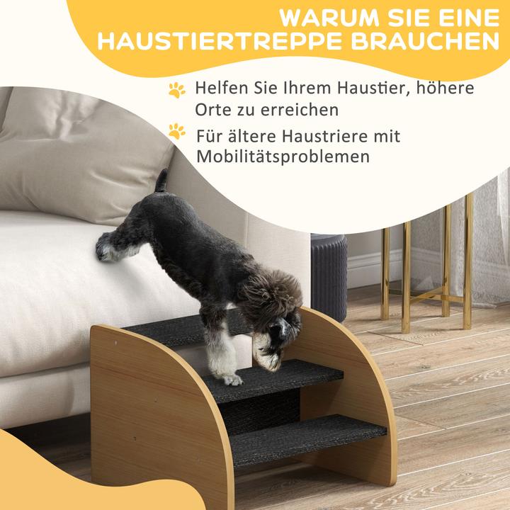 Actual product image PawHut Dog staircase with 8-9.5 cm step risers (Dog, Foldable)