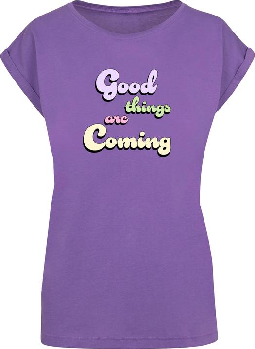 Merchcode Ladies Good Things Extended Shoulder Tee - 112623
