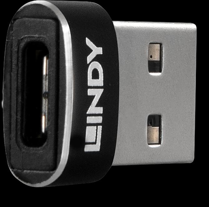 Produktbild Lindy USB Adapter Kupplung/Stecker (0.00 m, USB 2.0)