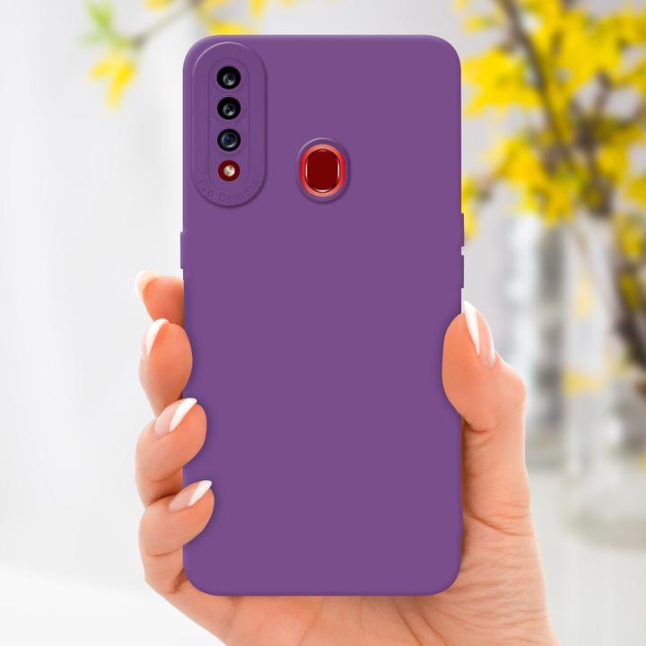 Productafbeelding Cadorabo Hoesje voor Samsung Galaxy A20s in TPU Fluid LM162 Style (Samsung Galaxy A20)