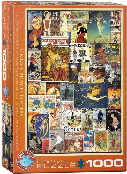 Actual product image Eurographics Antique bicycle posters (1000 pieces)