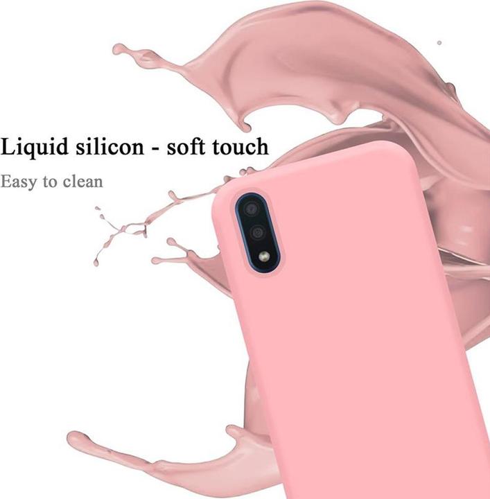 Actual product image Cadorabo TPU Liquid Silicone Case Cover (Samsung Galaxy A01)
