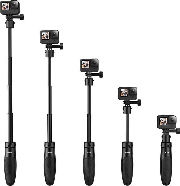 Actual product image Telesin Mini quick release desktop tripod/Selfie stick