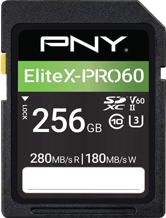 PNY Elite X-Pro 60 (256 GB, microSDXC, U3, UHS-II)