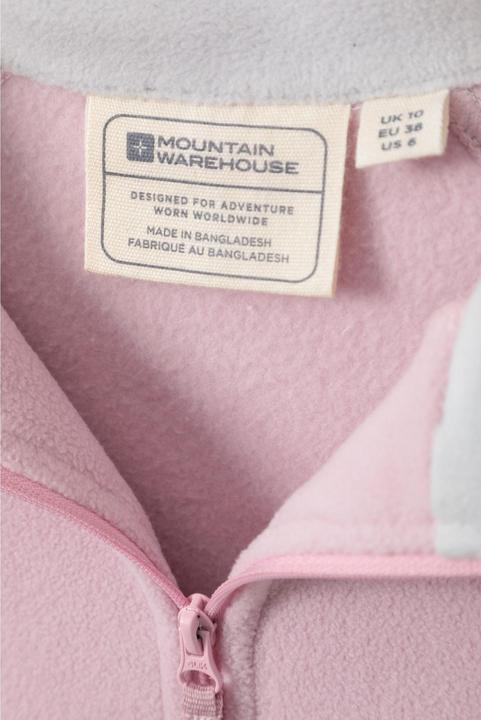 Actual product image Mountain Warehouse Womens/Ladies Montana Half Zip Fleece Top (44 D)
