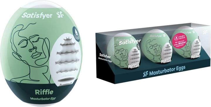 Actual product image Satisfyer Masturbator Egg Set - Riffle - 3 pcs