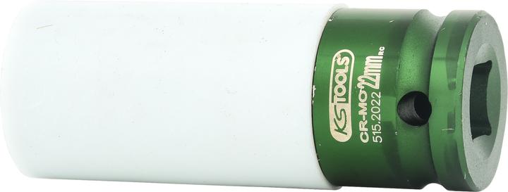 Immagine prodotto KS Tools Presa di corrente da 1/2" in alluminio lunga (22 mm)