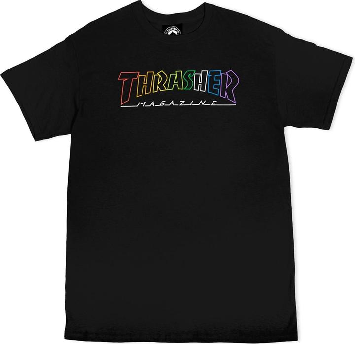 Thrasher Outlined Rainbow Mag T-Shirt (S)