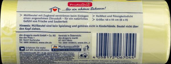 Image du produit dm Profissimo Sacs poubelle (25 x, 20 l)