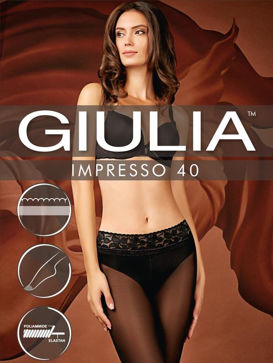 Image du produit Giulia Impresso 40 Collant, couleur noir, taille 44-46 (40 DEN, 44 - 46)