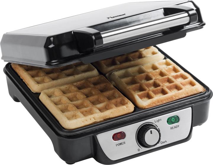 Actual product image Bestron ASW281 Waffle maker 4 waffle(s), stainless steel