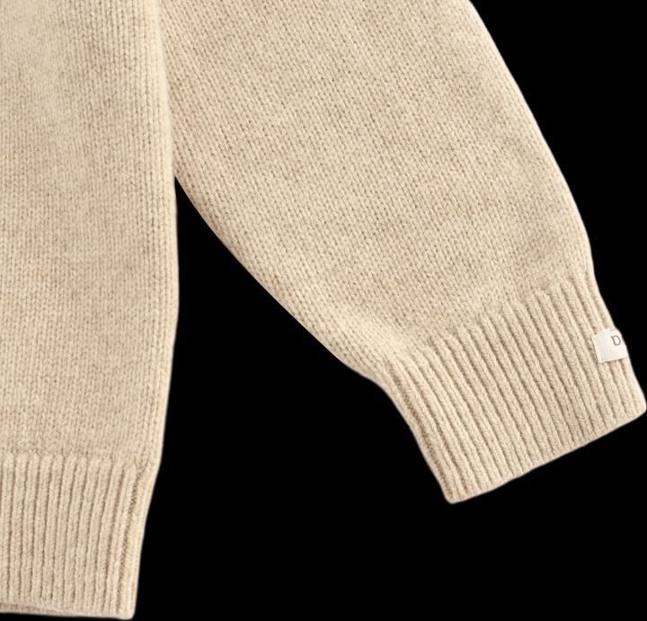 Image du produit Donsje Pull en laine mérinos Denn Ours - Biscotti Melange (5, 6)