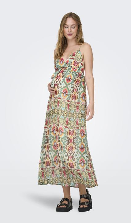 Image du produit Only Maternity Coupe normale Col en V Maternité Bretelles réglables Robe midi (XXL)