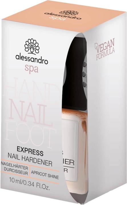 Actual product image Alessandro SPA Express Nail Hardener Apricot Shine (10 ml)