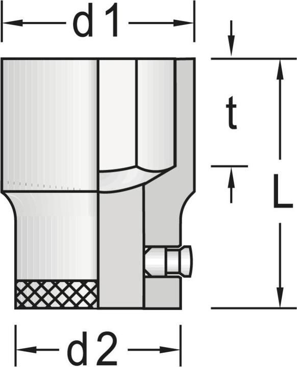 Produktbild Gedore 32 24 Steckschlüsseleinsatz 3/4" 6-kant 24 mm (24 mm)