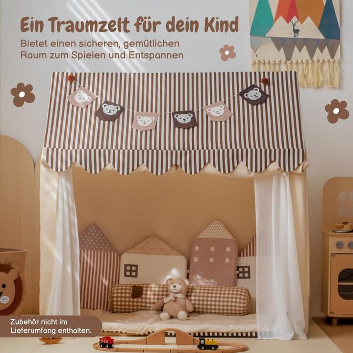 Image du produit Hermex Maison de jeu pour enfants Tente maison Maison douillette Cabane de jeu Tente de jeu