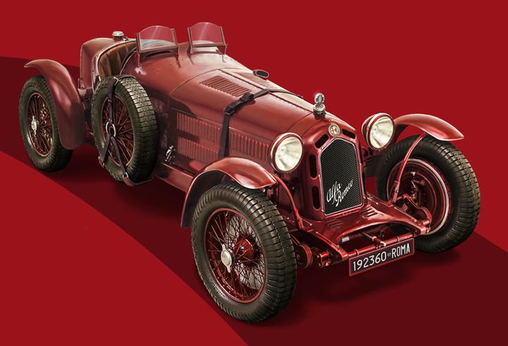 Actual product image Italeri 1:12 Alfa Romeo 8C/2300 1931 33