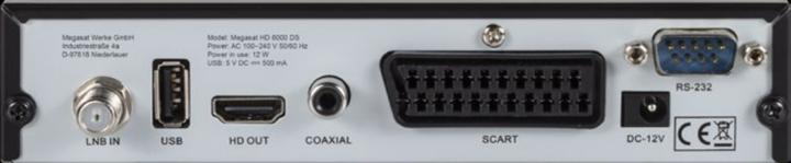 Produktbild Megasat HD 6000 DS (DVB-S2)