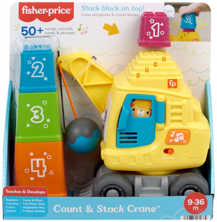 Fisher-Price Mattel Fisher Price Conta e Impila Gru για 9-36 μηνών HWY62