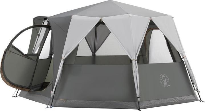 Actual product image Coleman 2176828 Octagon tent with large windows, with 360° panoramic view (Dome tent, 20.70 kg, 8 persons)