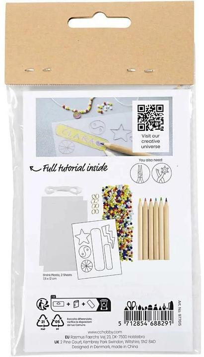 Image du produit Creativ Company Kit de création de bijoux Bracelets avec film rétractable