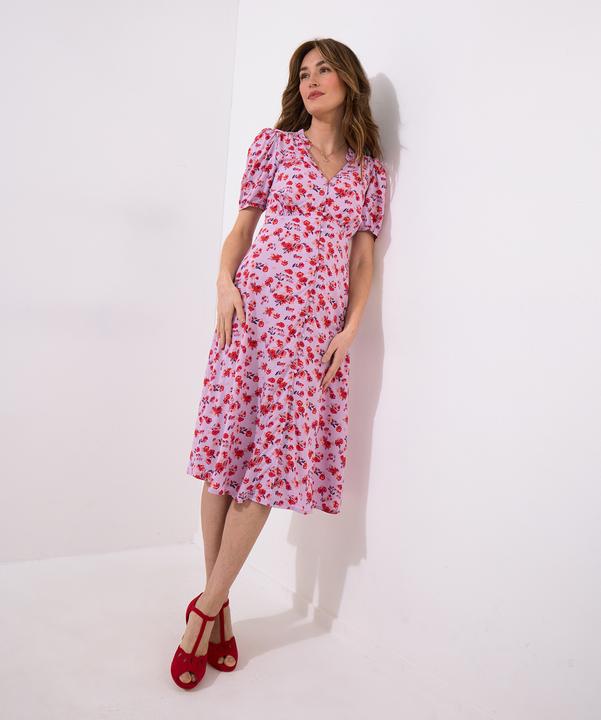 Produktbild Joe Browns Floral V-Neck Short Sleeve Midi Dress (12)