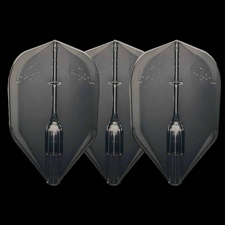 Actual product image L-Style Fantom Flights L3EZ Clear Black