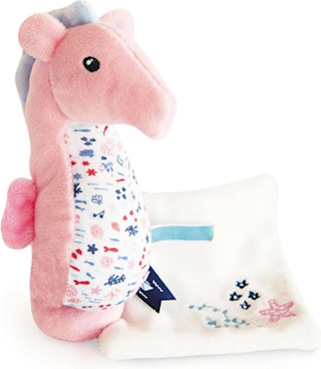 Immagine prodotto Doudou et Compagnie Cavalluccio marino con panno per le coccole, rosa 17cm (MQ2) **